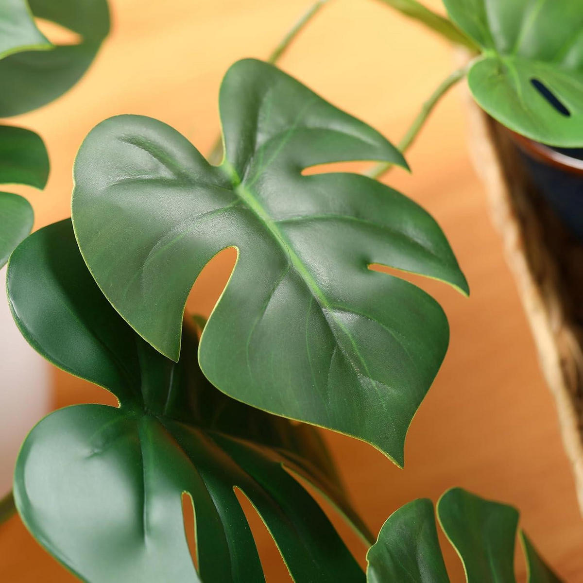 KUNSTPFLANZE Monstera 45 cm - Grün, Kunststoff (32cm)