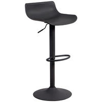 BARHOCKER Kunststoff schwarz - Schwarz, Kunststoff/Metall (43/69/44cm) - CLP