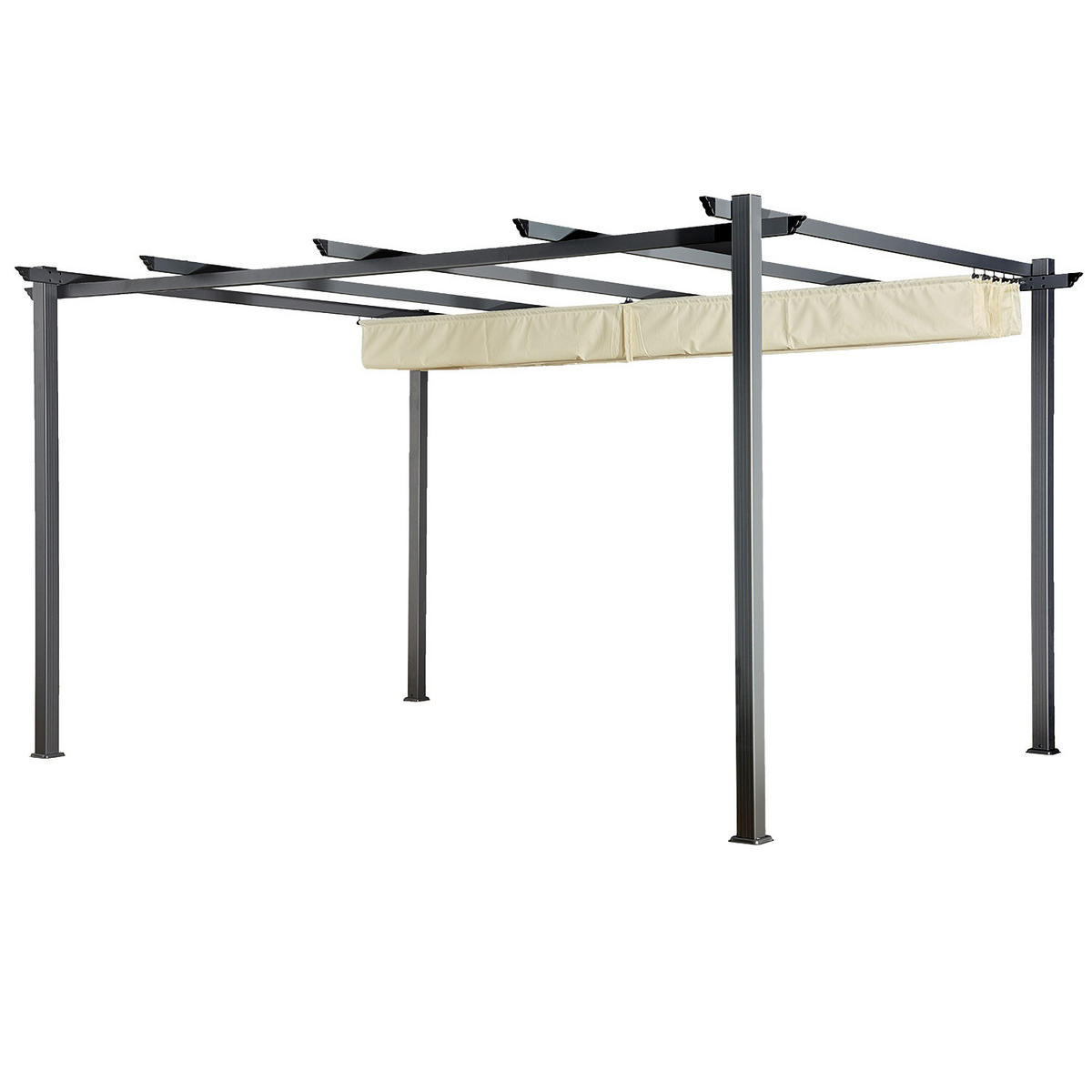 PERGOLA Cassis Beige 405/298.5/227 cm - Beige, Textil (298.5/227/405cm) - Happy Garden