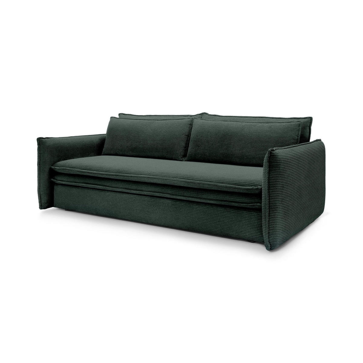 SOFA Lily Grün - Grün, Textil (240/82/95cm) - Pillovely