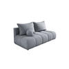 SOFA COCO MINI SCHLAFSOFA mit Bettfunktion, CLOUD Stoffbezug, 2-Sitzer, freistehend, Größe: 205x105x97 cm, Hellgrau - Grau, Holz/Textil (205/97/105cm) - DomoHome