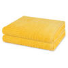 DUSCHTUCH Carre 2er-Set - Gelb, Textil (70/140cm) - Ross