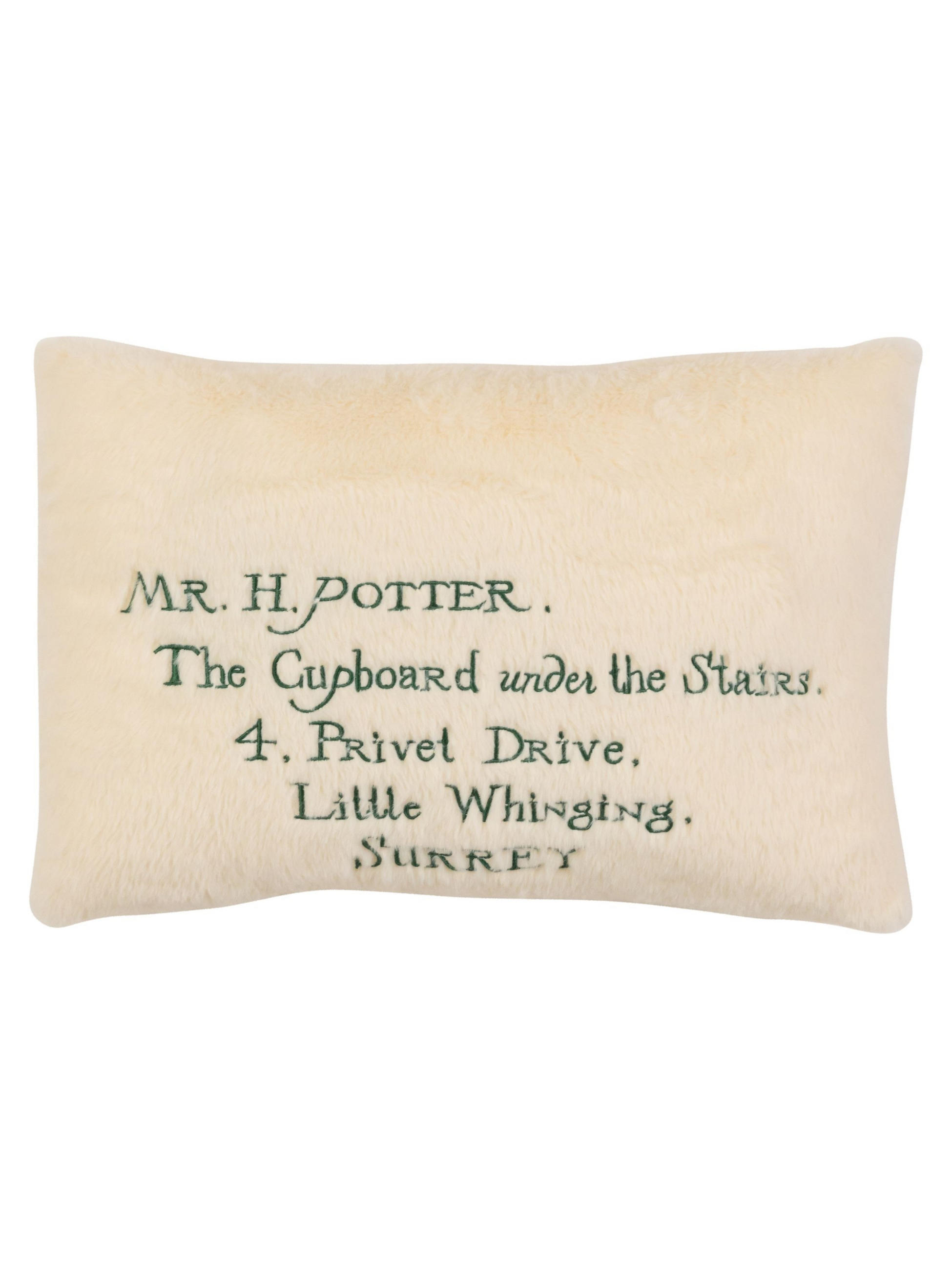 KINDERKISSEN Harry Potter Hogwarts Aufnahmebrief Brief Beige 30 x 45 cm - Beige, Textil (45/30cm) - United Labels