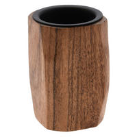 TEELICHTHALTER Akazienholz 8 cm - Braun, Holz (5.5/8.3cm) - Home Styling Collection