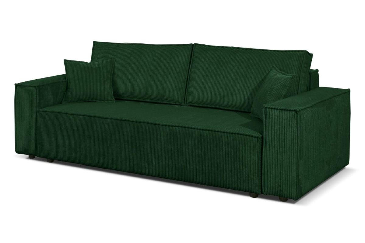 SOFA Passio III 250 x 105 cm, mit Schlaffunktion und Bettkasten, grün - Grün, Kunststoff (250/98/105cm) - Margaret Hadas24