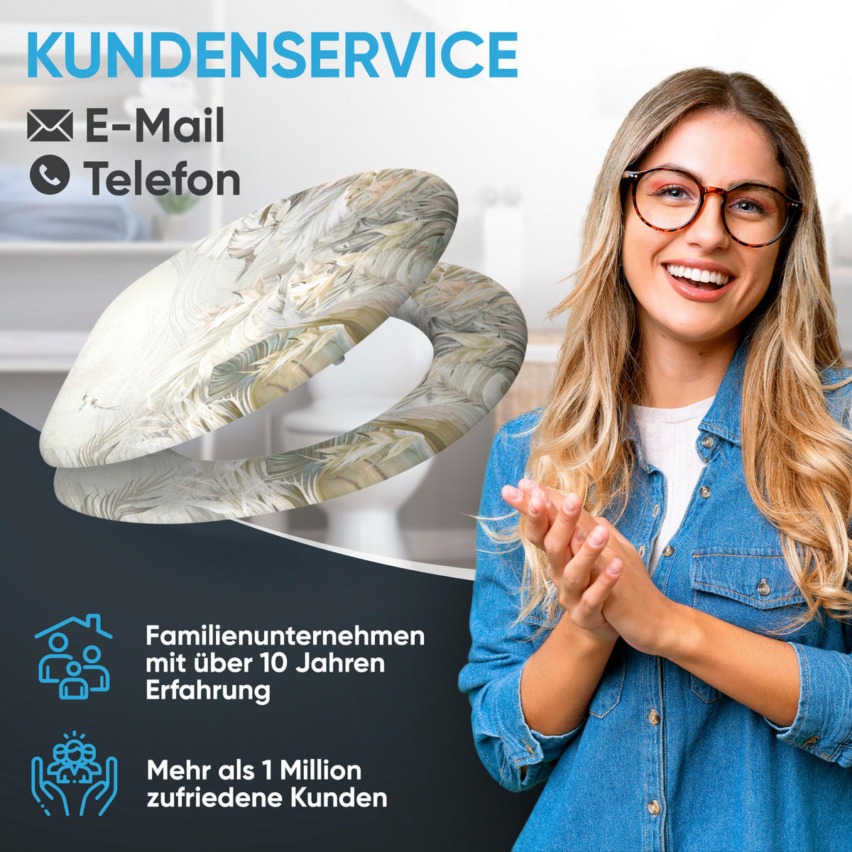 WC Sitz mit Absenkautomatik Hortus - Weiß, Holzwerkstoff (38/6/47cm) - Sanilo