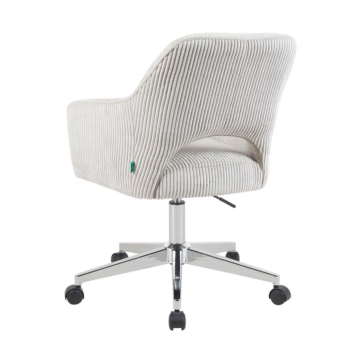BÜROSTUHL Mika-Faro - Chromfarben/Hellgrau, Textil/Metall (60/84/65cm) - DUBI Möbel