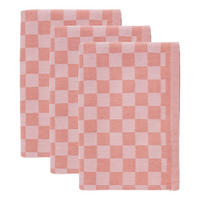 KÜCHENTUCH (3er-Set) Checker Style - Orange, Textil (14/18cm) - Butlers