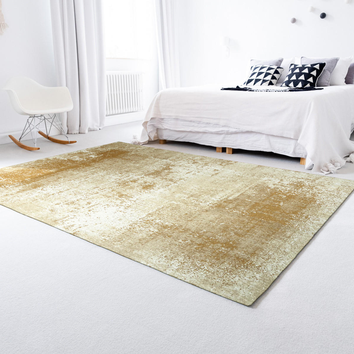 TEPPICH Mercury Virgin Land 80/150 cm - Gelb, Textil (80/150cm) - Louis De Poortere