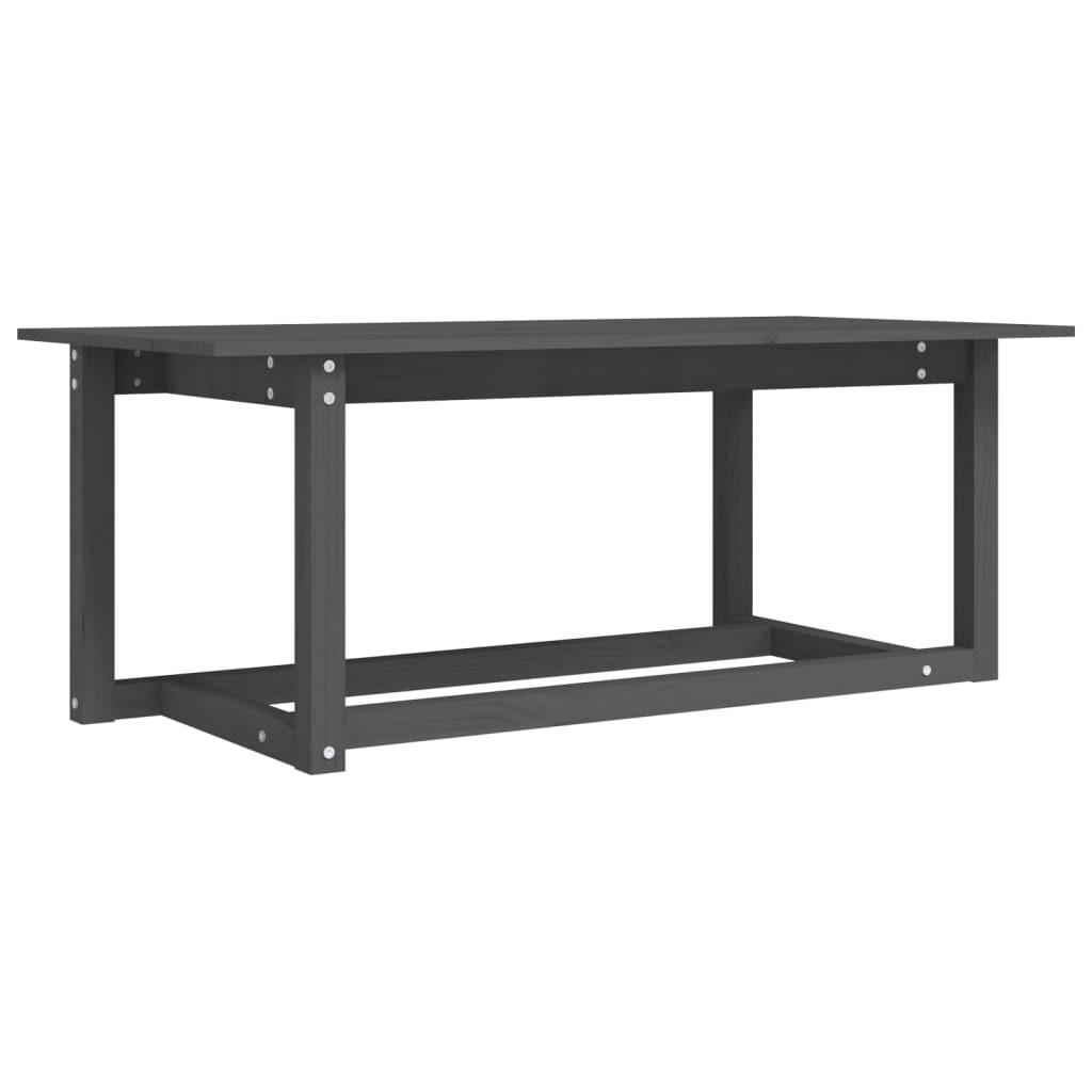 furnicato Couchtisch Grau 110x45x55 cm