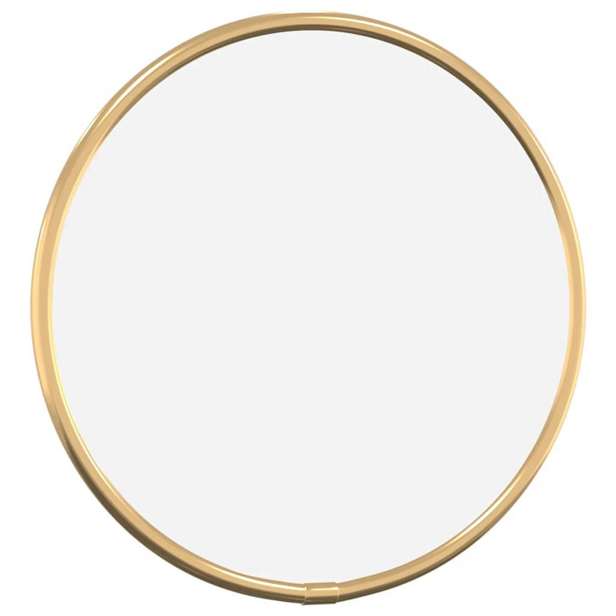 WANDSPIEGEL Golden Ø 20 cm Rund - Goldfarben, Glas (20/20/1cm) - furnicato