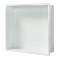 SPRCHOVÝ KOUT Kristinehamn - bílá, kov (32/32/10cm) - [neu.haus]