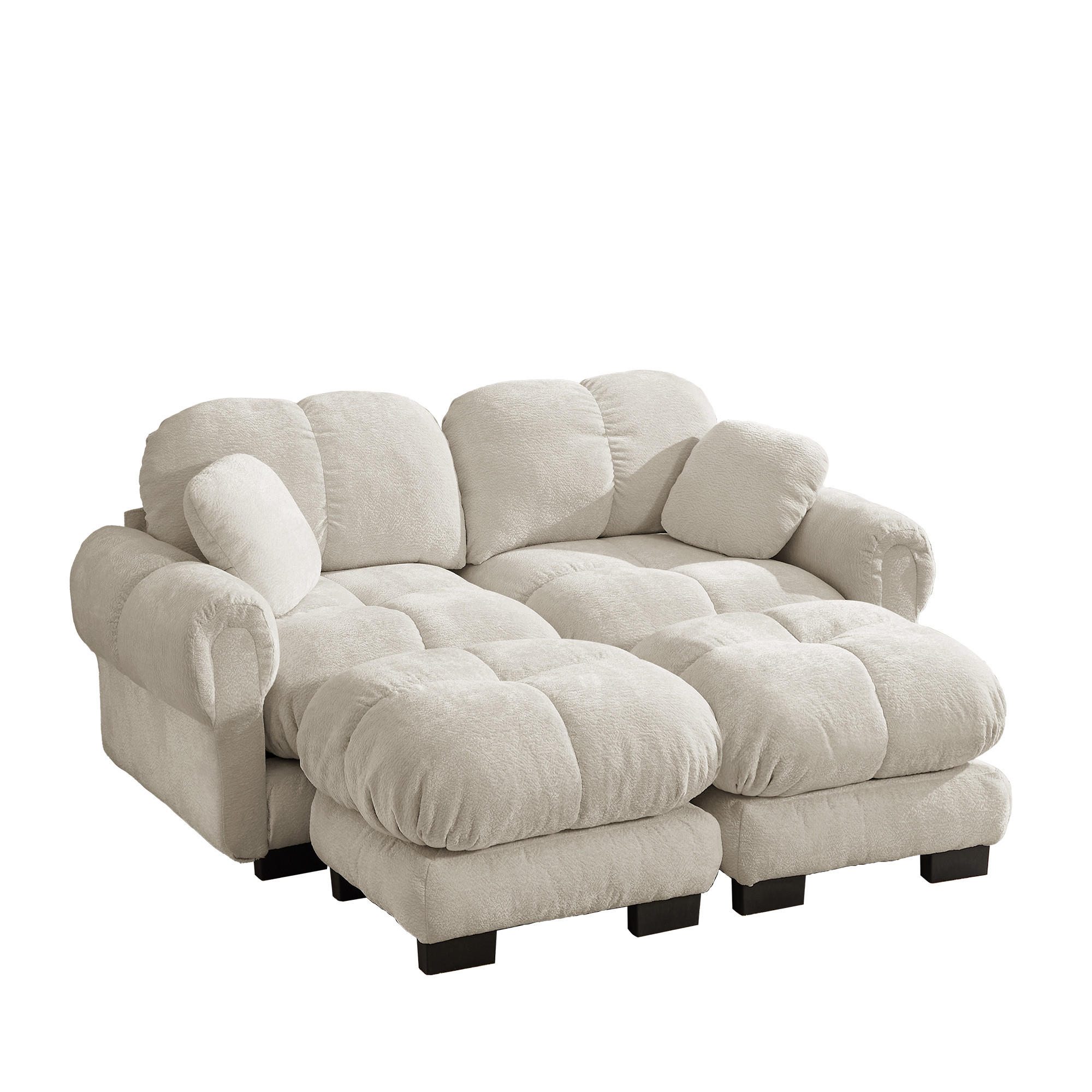 Meubliv Sofa Hellbraun 149x90x190.1 cm