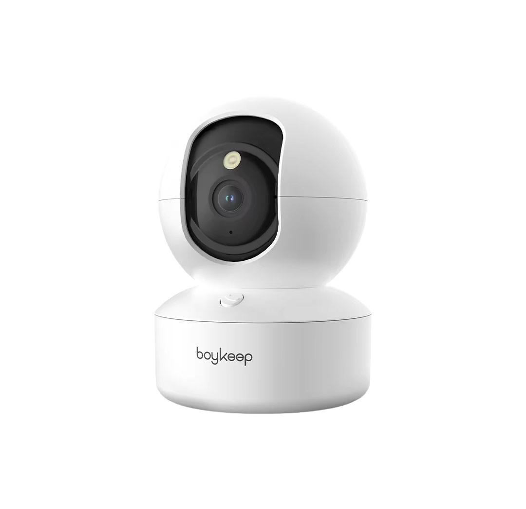 BABYPHONE 3MP WiFi Kamera 2.4G 5G Auto Tracking 24/7 Überwachung - Weiß, Kunststoff - Kaket