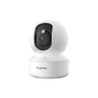 BABYPHONE 3MP WiFi Kamera 2.4G 5G Auto Tracking 24/7 Überwachung - Weiß, Kunststoff - Kaket