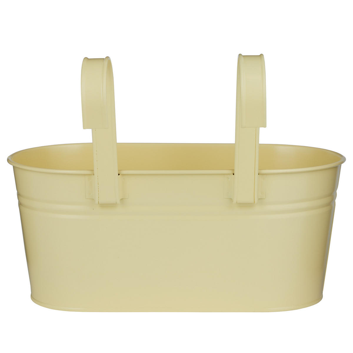 HÄNGEKASTEN Zinc 33cm - Gelb, Metall (14cm) - Butlers