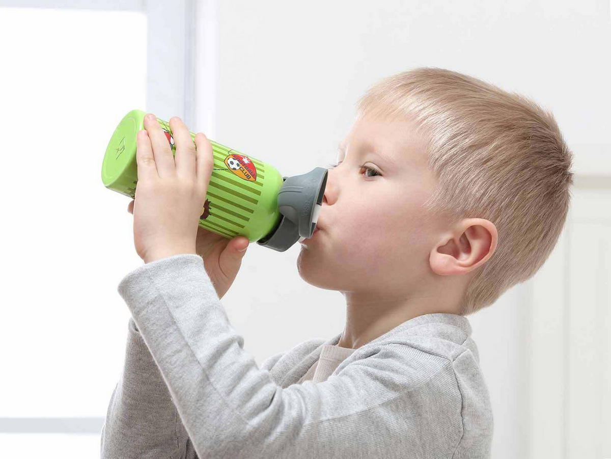 EDELSTAHL-TRINKFLASCHE Kily Keeper 400 ml - Grün, Kunststoff (0.4L) - Sigikid