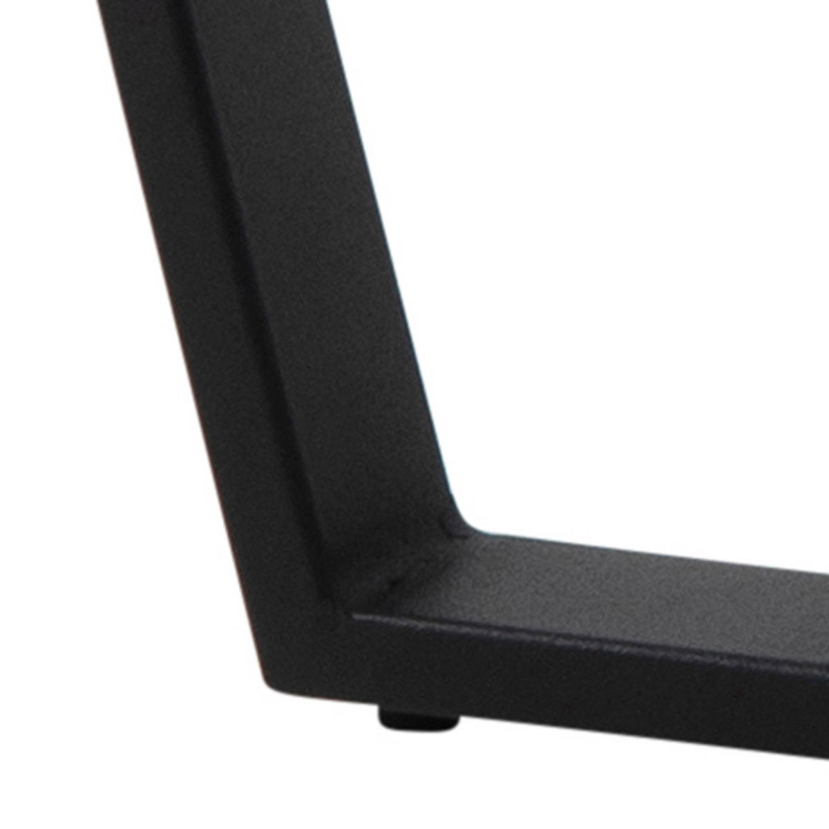 COUCHTISCH Marmordruck schwarz - Schwarz, Holzwerkstoff (77/77/44cm) - ebuy24
