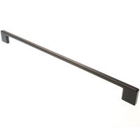 MÖBELGRIFF BA 320mm, Küchengriff Anthrazit matt, Türgriff Easy - Anthrazit, Metall (0.8/2.8/35.4cm)