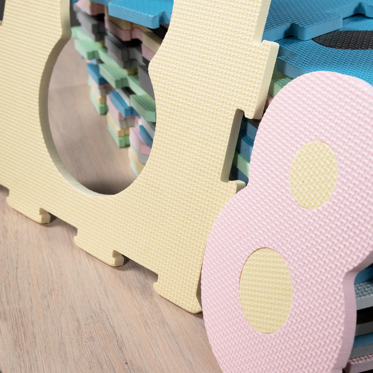 KINDERTEPPICH 32/32 cm Puzzlematte 600 - Multicolor, Textil (32/32cm) - Paco Home