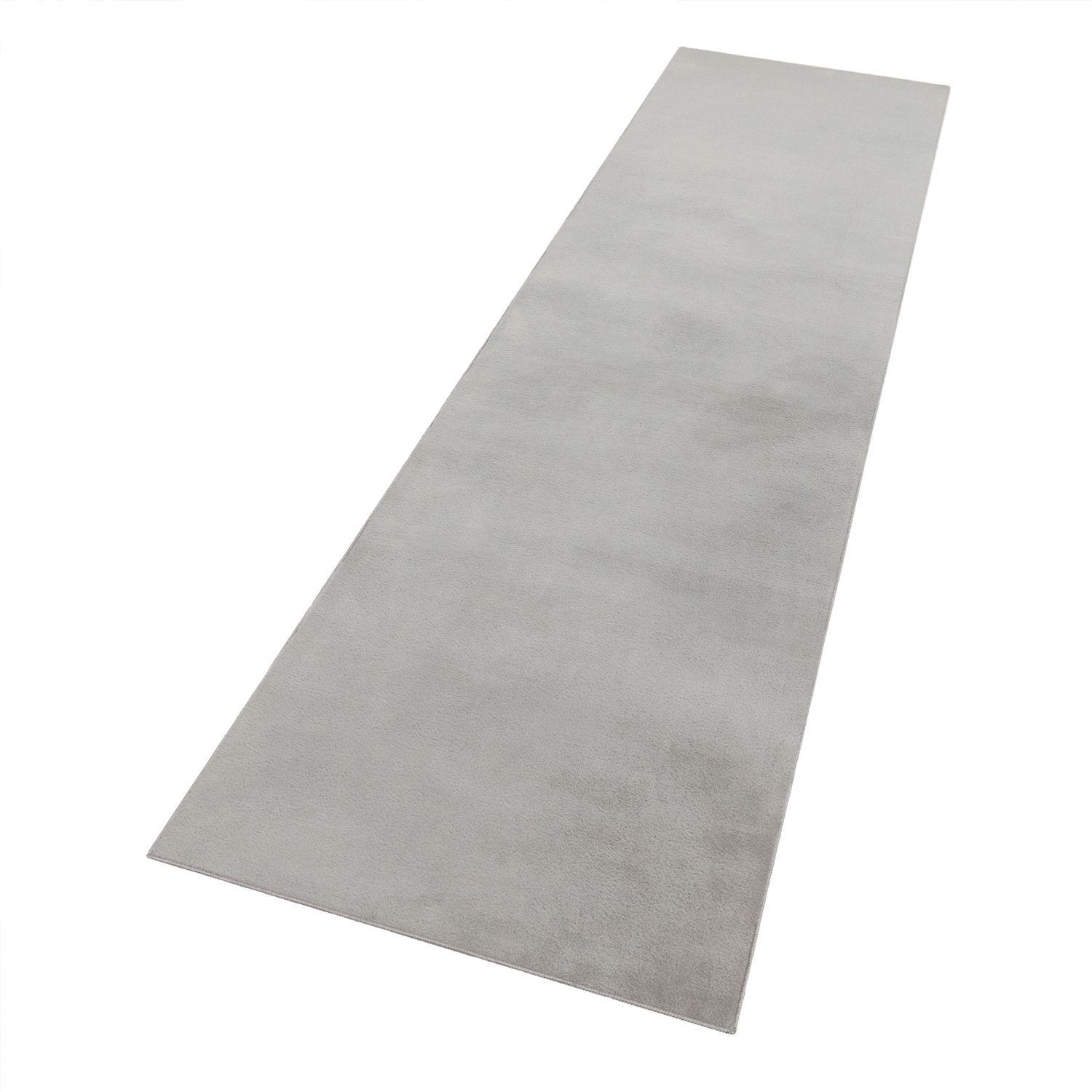 HOCHFLORTEPPICHE Grau 80 x 150 cm - Grau, Kunststoff (80/150cm) - TT Home