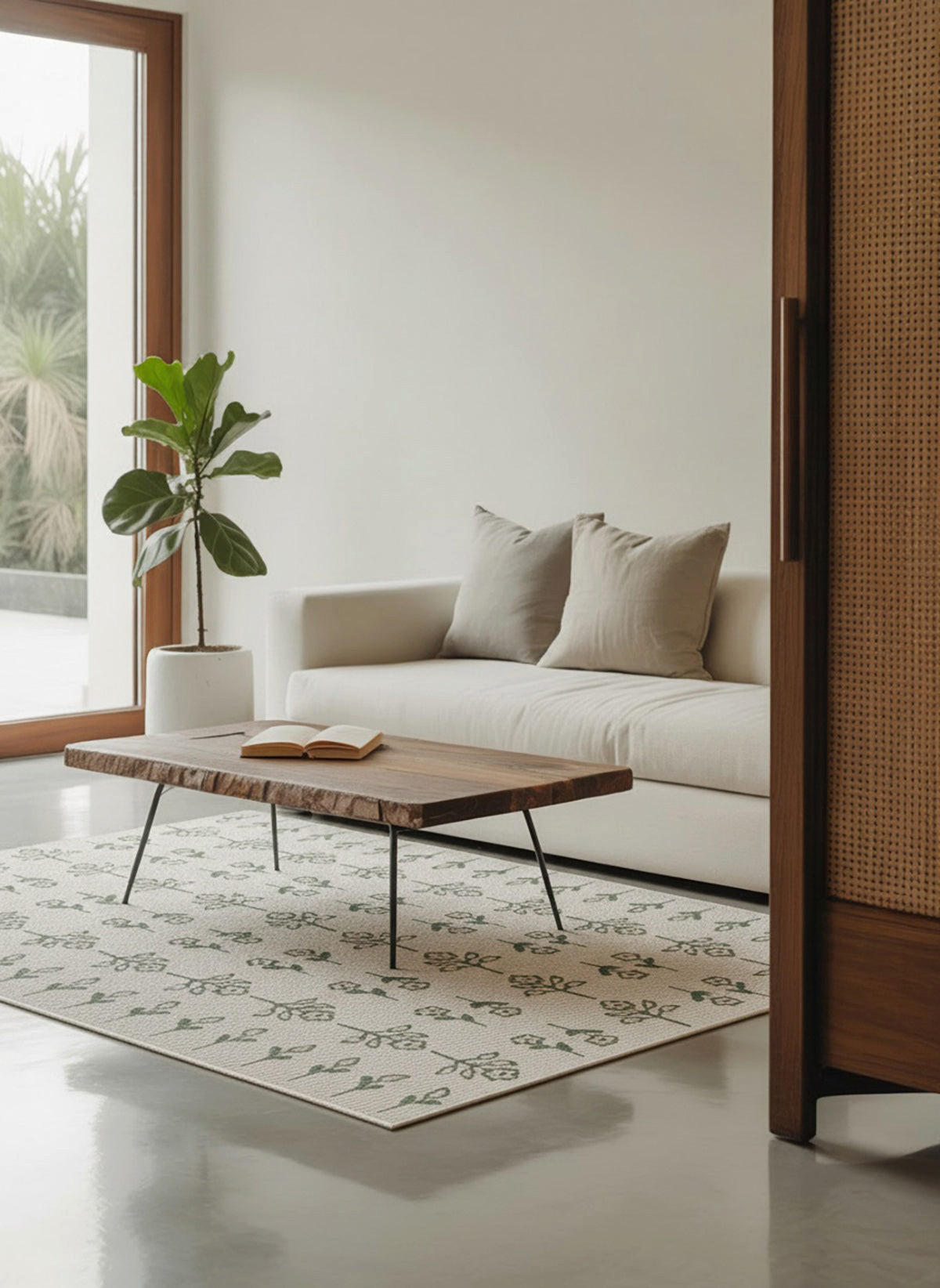 DESIGN Teppich für Innen und Außen grün - Grün, Textil (160/213cm) - AFK Living