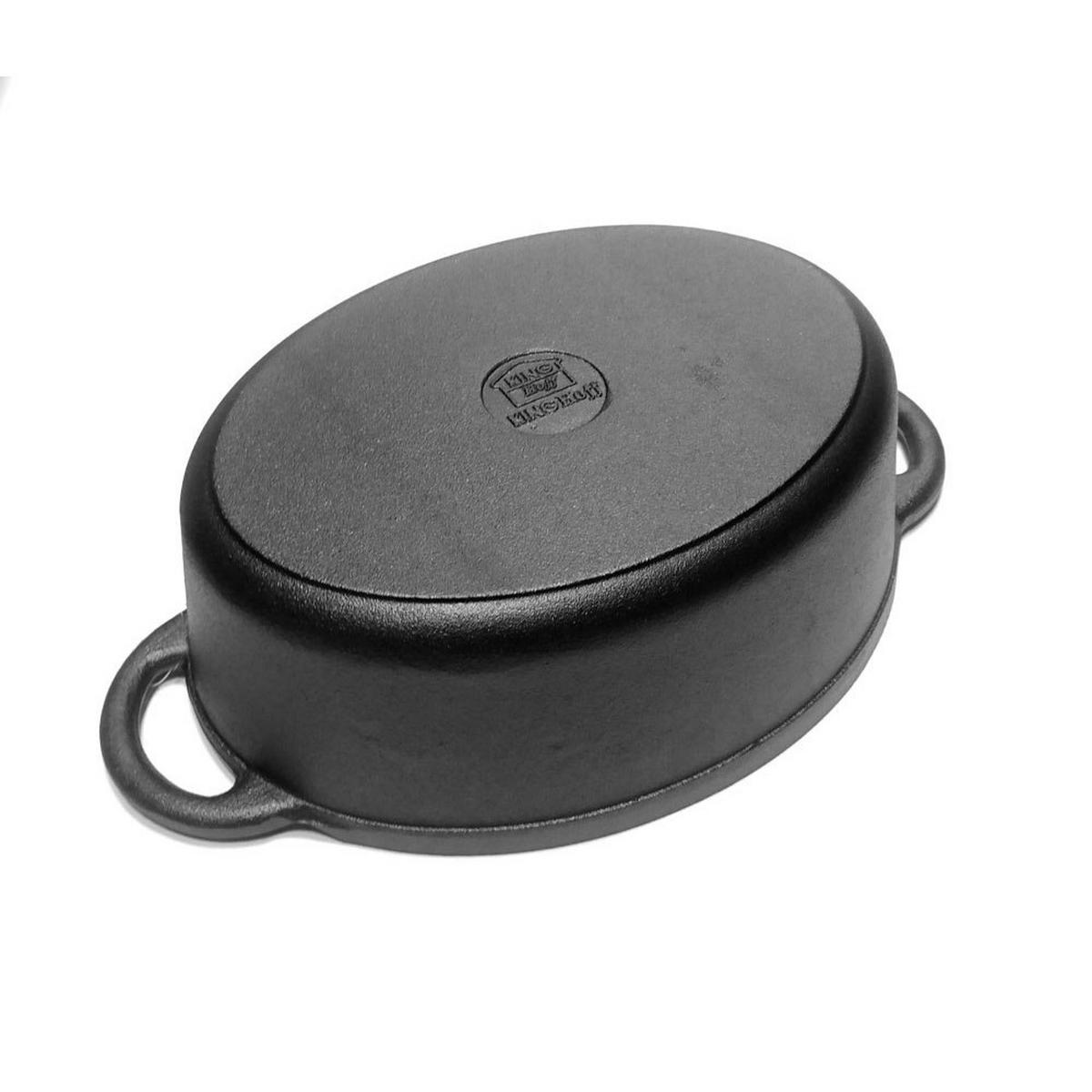 GUSSEISEN-BRÄTER 6,2l 33cm KH1111 - Schwarz, Metall (33/26/11cm) - Kinghoff 