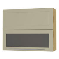 KÜCHENHÄNGESCHRANK Kvantum W8BS/90 Vanille Matt / Eiche Artisan Matt 90 / 32,5 / 72cm - Creme/Eiche Artisan, Holz/Holzwerkstoff (90/72/32.5cm) - Feldmann-Wohnen