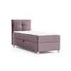 BOXBETT Einzelbett Anter Mini 90x200 cm, Violett - Lila, Textil (90/200cm) - Meblito