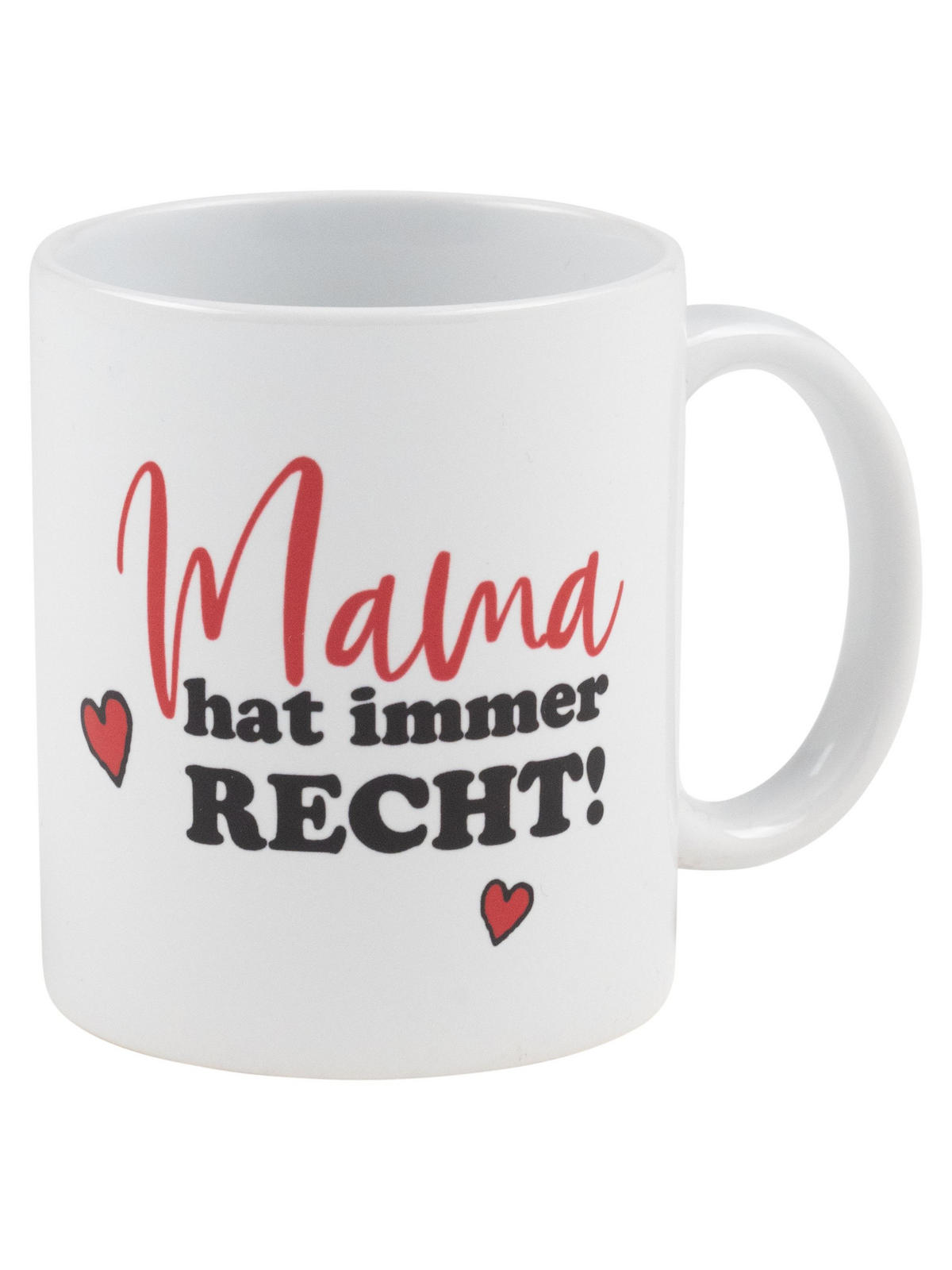 KAFFEEBECHER The Peanuts Snoopy Mama hat immer Recht! Weiß 320 ml - Weiß, Keramik (0.32L) - United Labels