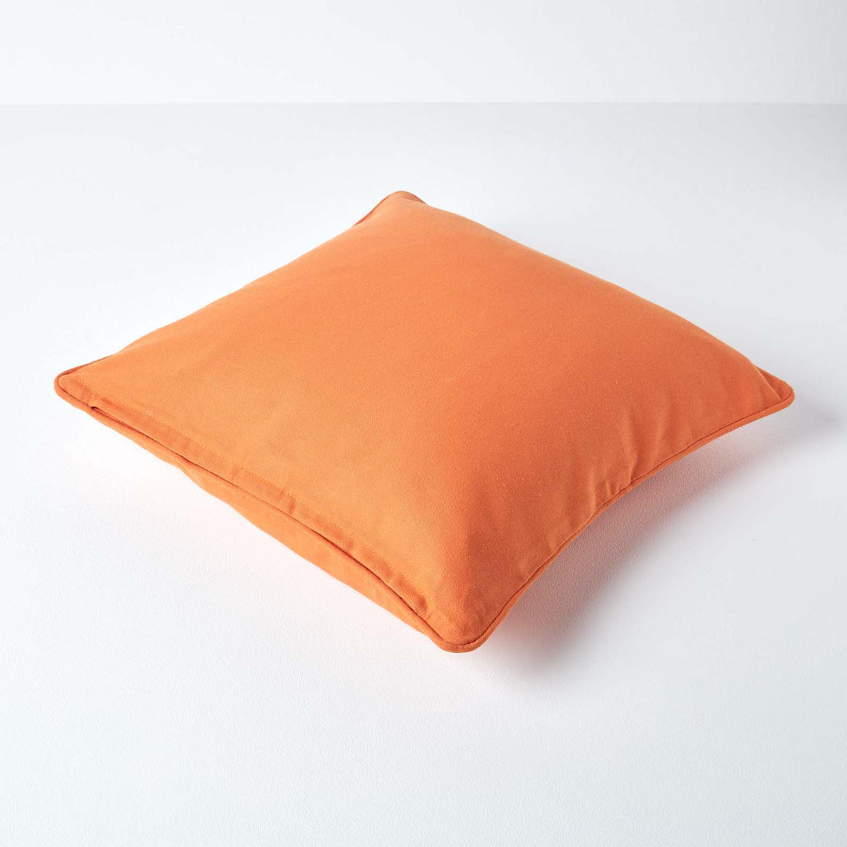 KISSENHÜLLE terracotta 30/30 cm, 100% Baumwolle - Terra cotta, Textil (30/30cm) - Homescapes