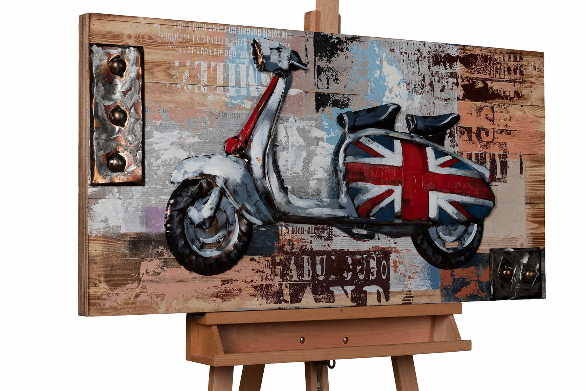 Kunstloft Wandbild Beige 3.5x50 cm
