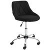 ARBEITSHOCKER Lazius Stoff schwarz - Schwarz, Metall (47/82/49cm) - TPFLiving