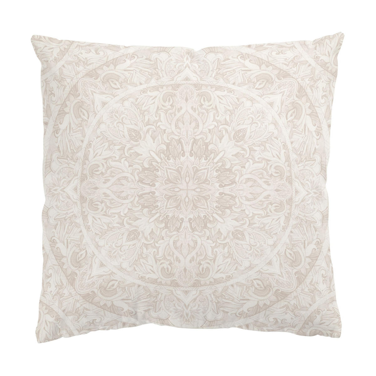 KISSENBEZUG Mandala Aquarell Ornament beige 40/40 cm - Eichefarben, Textil (40/40cm) - Bilderwelten