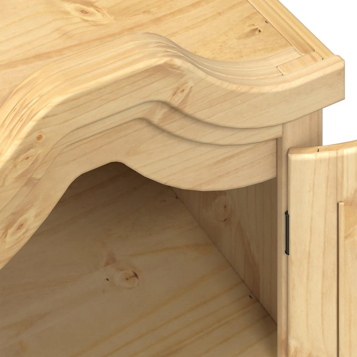 DREHTÜRENSCHRANK Epstein 55/52/170 cm - Braun, Holzwerkstoff (55/170/52cm) - Nettlife