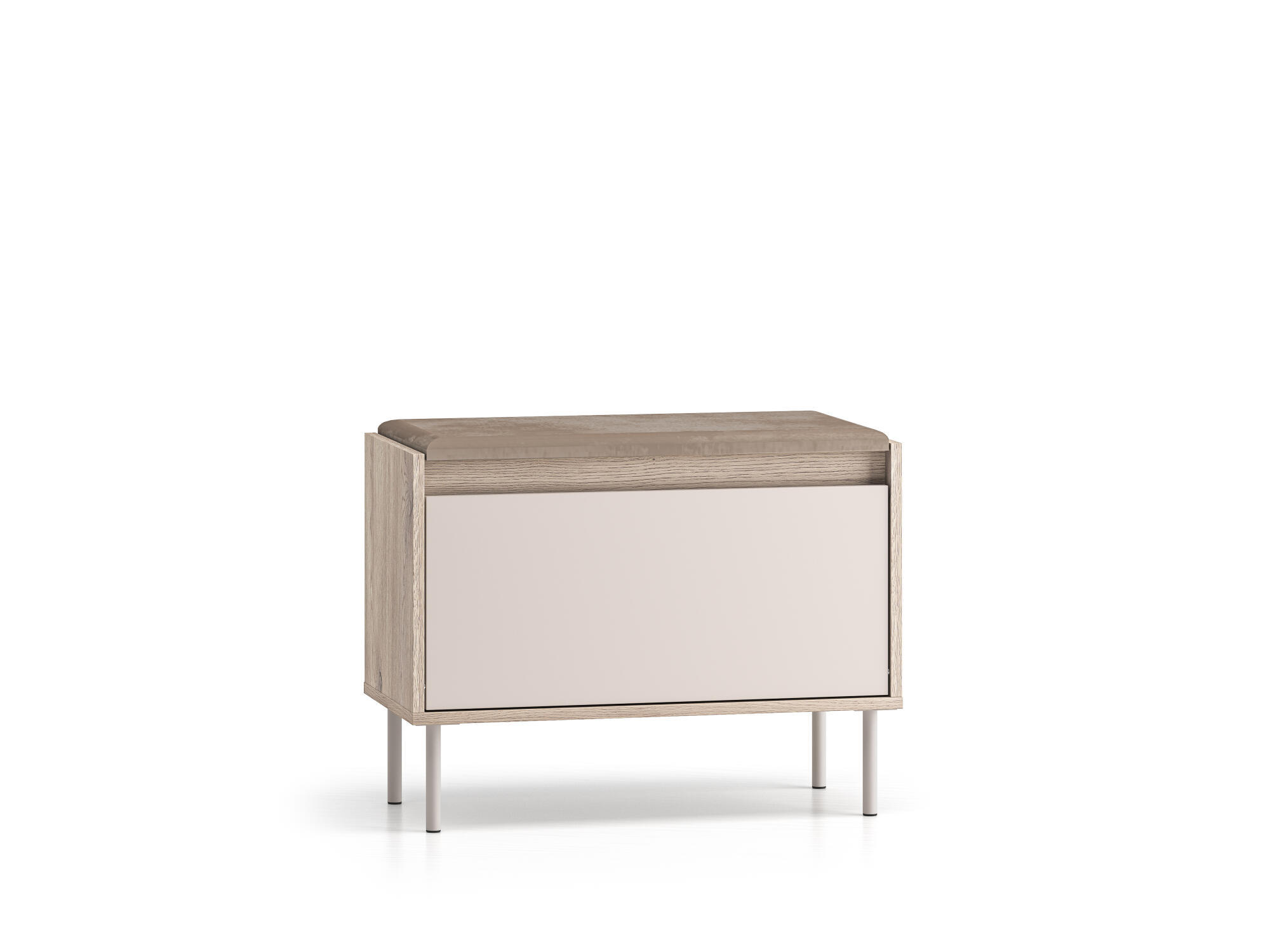 SCHUHSCHRANK VOCO Beige 69x34x55 cm - Beige, Holzwerkstoff (69/55/34cm) - FURNLUX