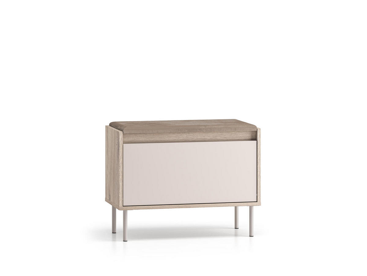 SCHUHSCHRANK VOCO Beige 69x34x55 cm - Beige, Holzwerkstoff (69/55/34cm) - FURNLUX