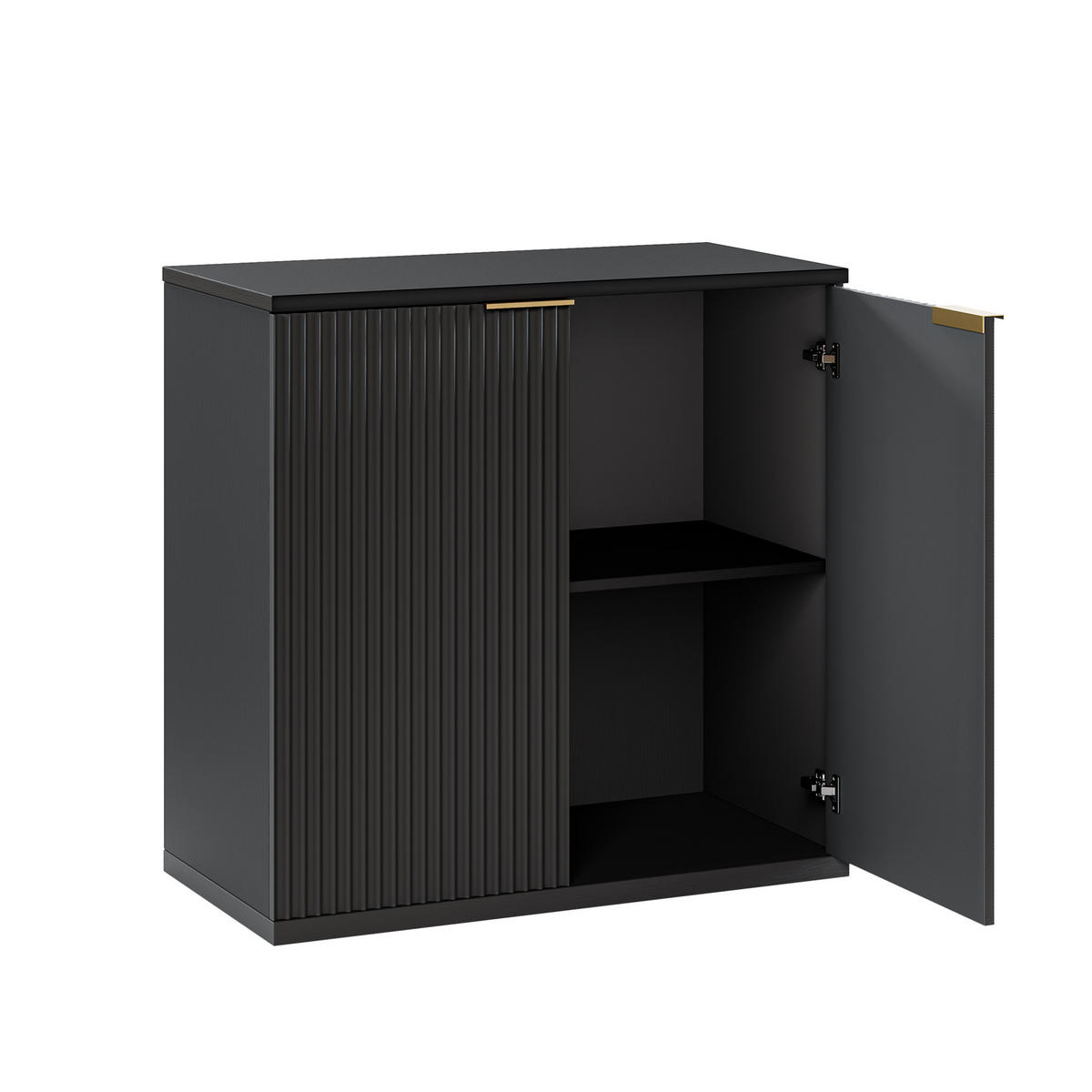KOMMODE 120/40/72 cm mit 6 Schubladen, MDF mit goldfarbenen Metallbeinen, Weiß - Weiß, Holzwerkstoff (120/72/40cm) - Redom