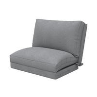 SITZSACK-SCHLAFSOFA grau - Grau, Textil (100/12/280cm) - Vercart