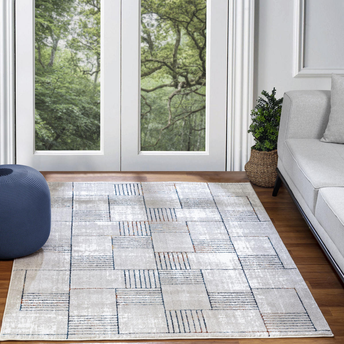 KURZFLORTEPPICH 200/275 cm Braun - Orange, Naturmaterialien/Textil (200/275cm) - LIVABLISS