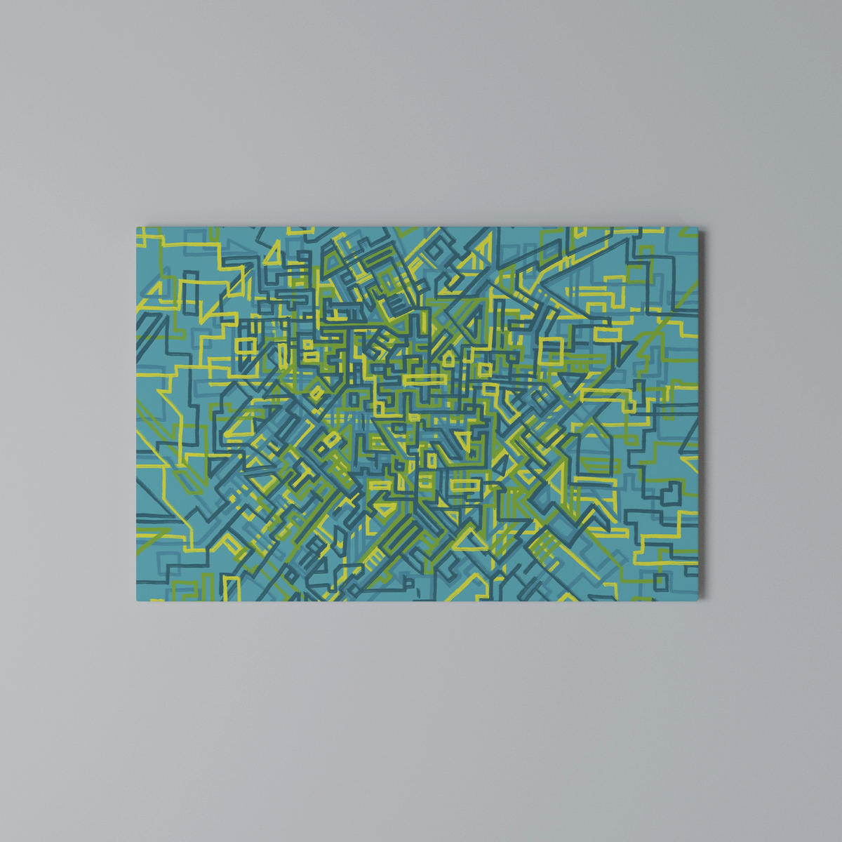 LEINWANDBILD Nostalgic Memories 120/80 cm - Blau, Textil (120/80cm) - SpaceRebels