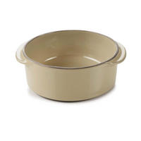 KASSEROLLE OHNE DECKEL CARACTERE 25 cl Muskatnuss - Multicolor, Keramik (14/12/5cm) - Revol Porcelaine France
