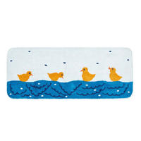 BADLÄUFER Ententeich 50/125 cm, Baumwolle - Multicolor, Textil (50/125cm) - Homescapes