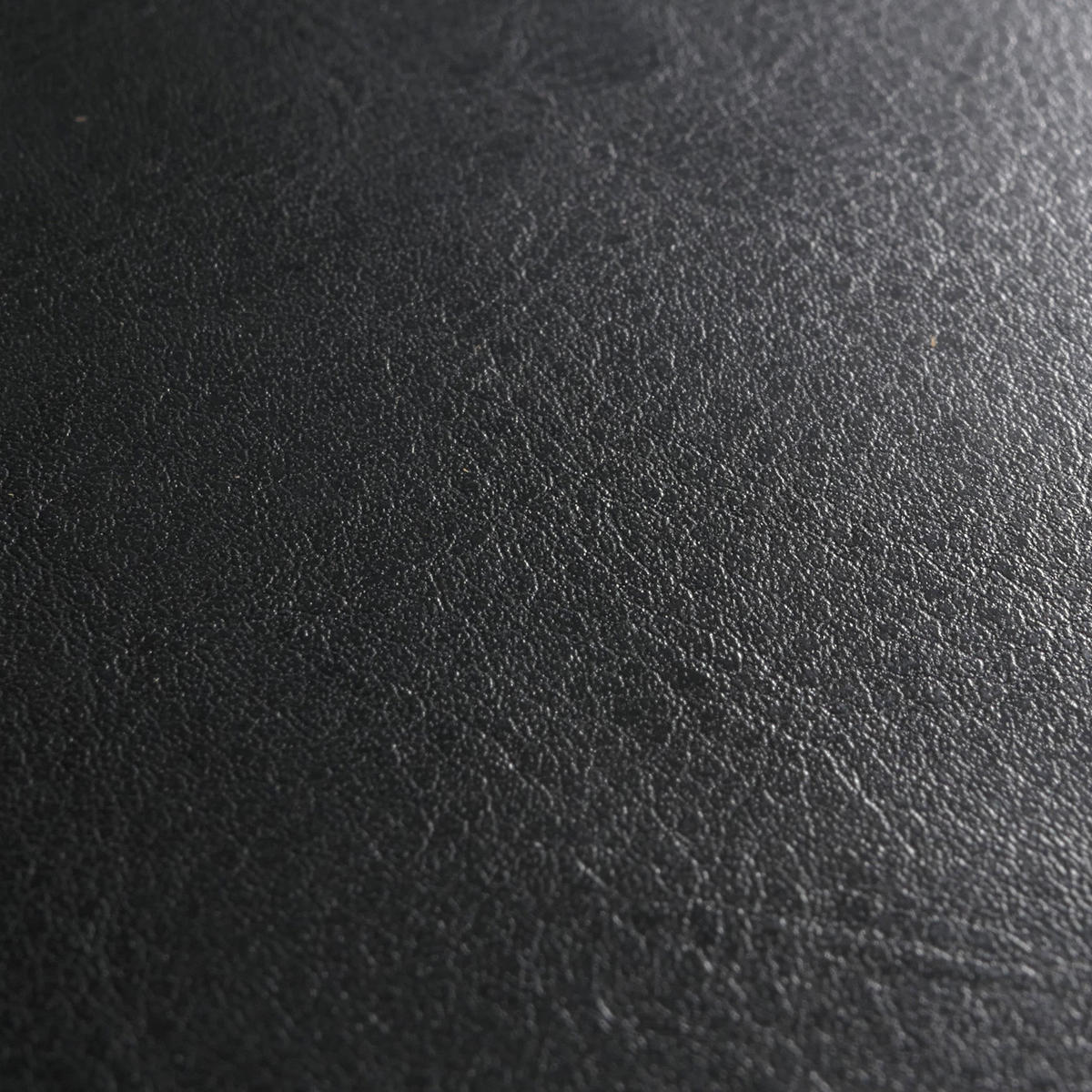 SITZHOCKER Schwarz - Schwarz, Leder (44/45/44cm) - MCW
