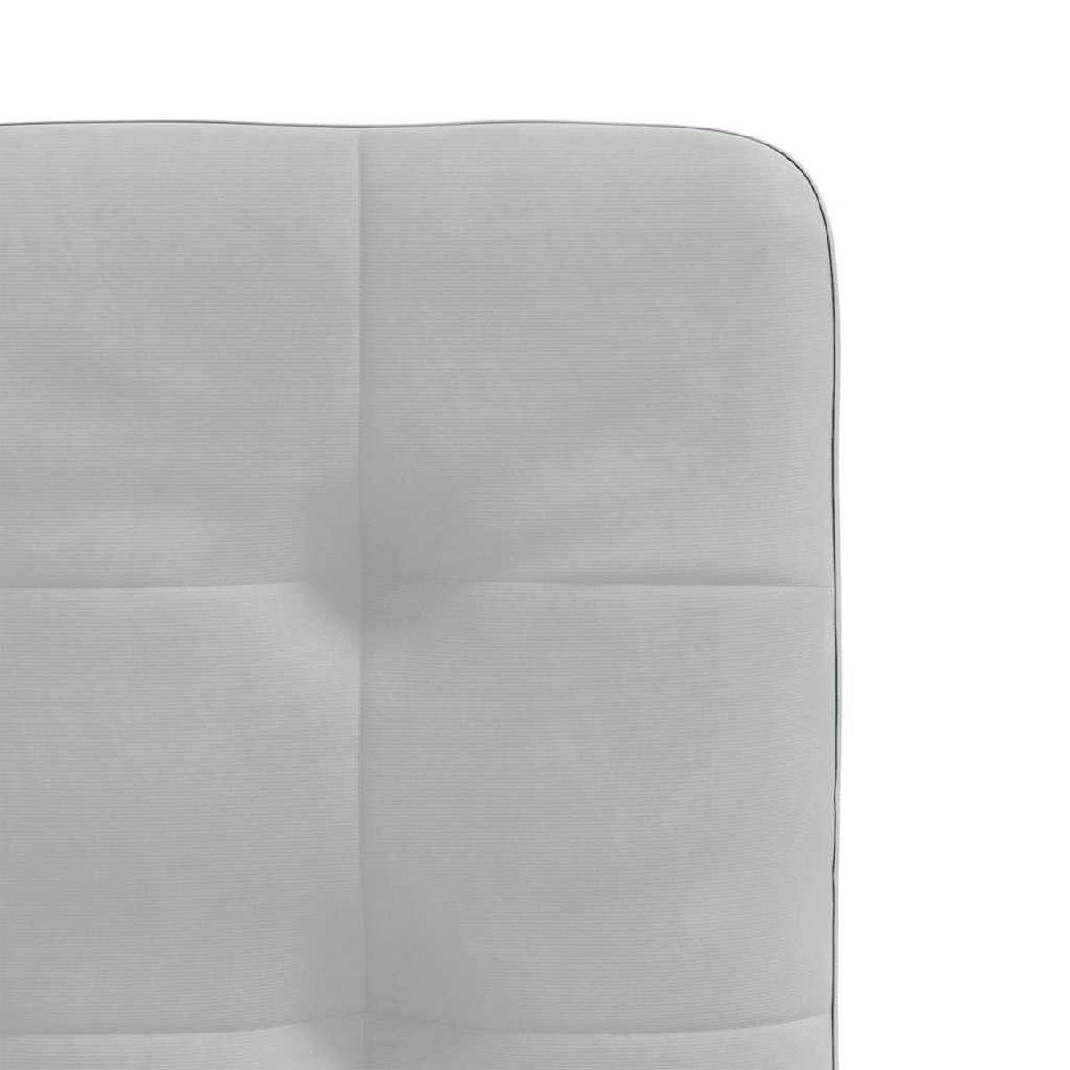ESSZIMMERSTÜHLE 2 Stk. Hellgrau Samt 45*54*83cm - Grau, Metall (45/83/54cm) - ZMH