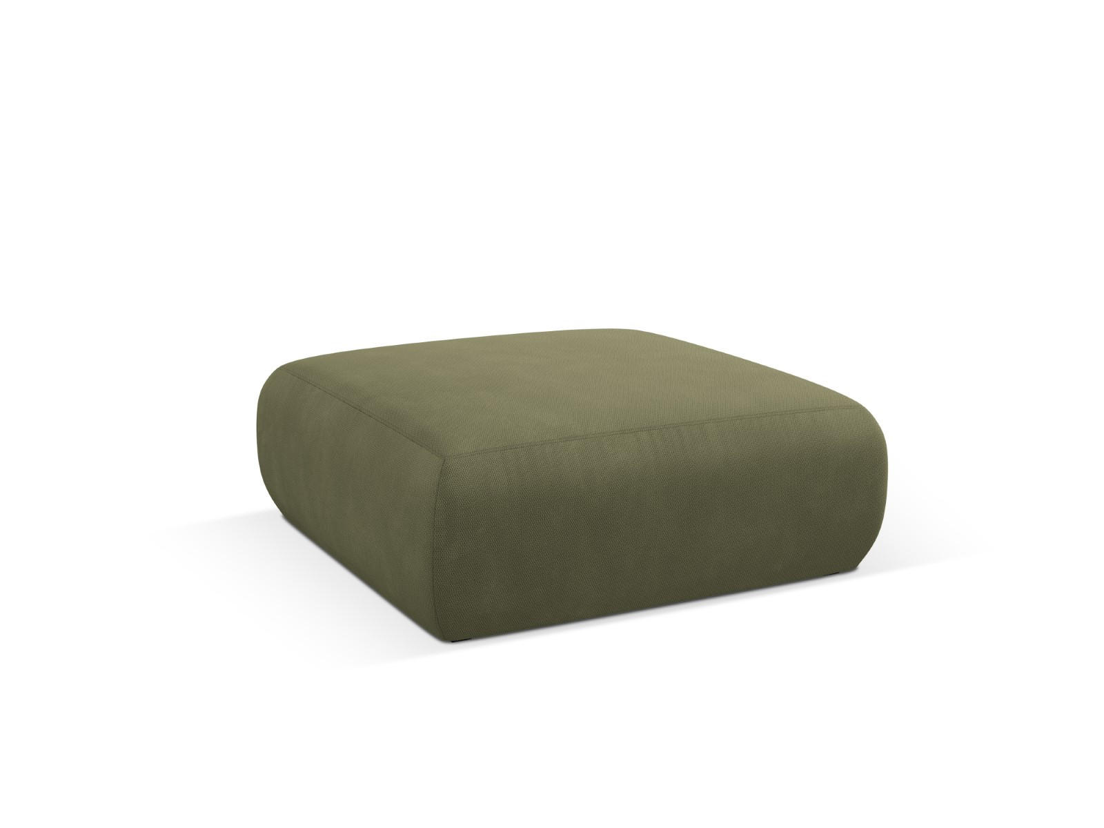 POUF Molino aus strukturiertem Stoff hellgrün - Hellgrün, Textil (100/36/100cm) - Micadoni