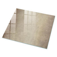 GLASPLATTE 80x60 cm – Warme Textur - Grau, Glas (0.4/80/60cm) - ArtPrintCave