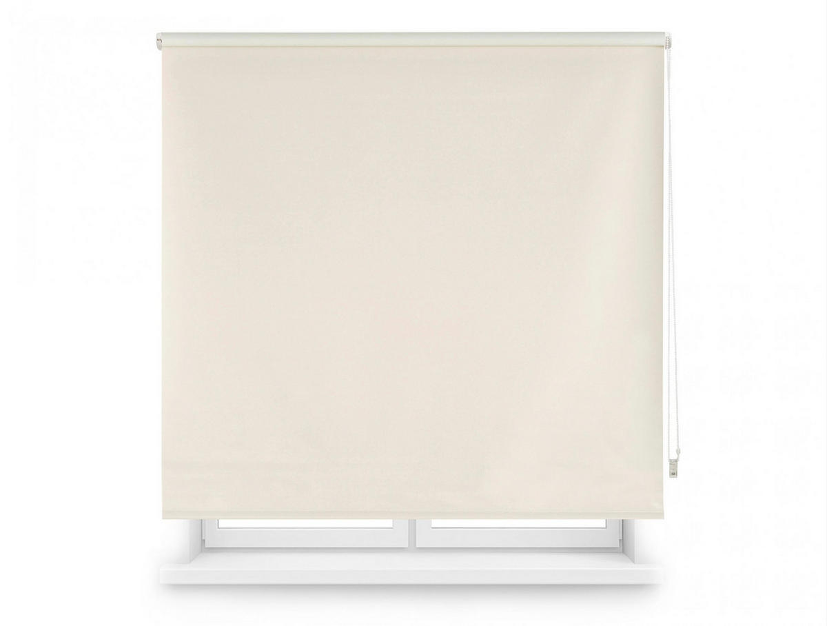 ROLLO Polyester Transluzent Beige 130x175 - Beige, Textil (130/175/1cm) - Purline