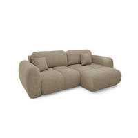 ECKSOFA Livio 3 Sitzplätze Beige - Beige, Holz (270/165cm) - Petits-meubles