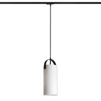 DECKENLEUCHTE JULIETTA 31 Opalglas 15 W - Schwarz, Metall (30/30/20cm) - Rendl